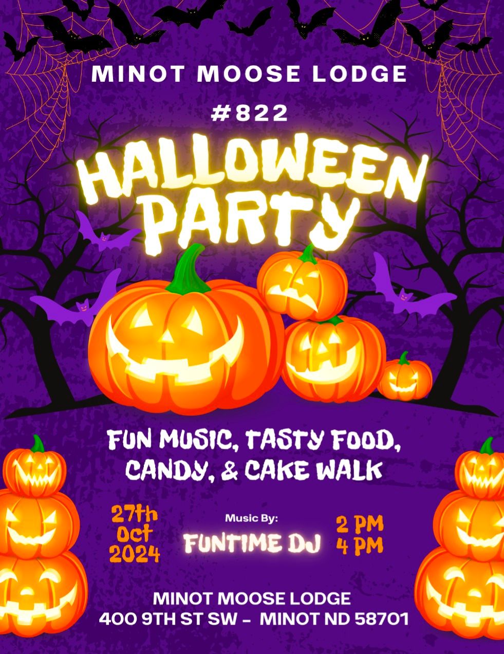 Halloween Party - Minot Moose Lodge #822