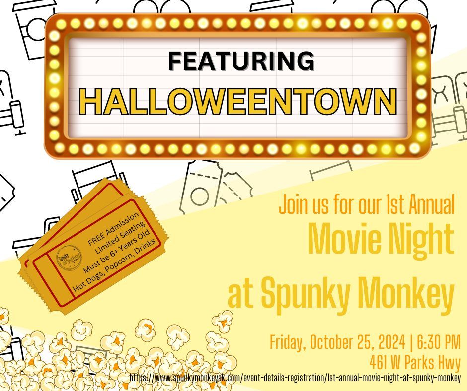 1st Annual Movie Night at Spunky Monkey!