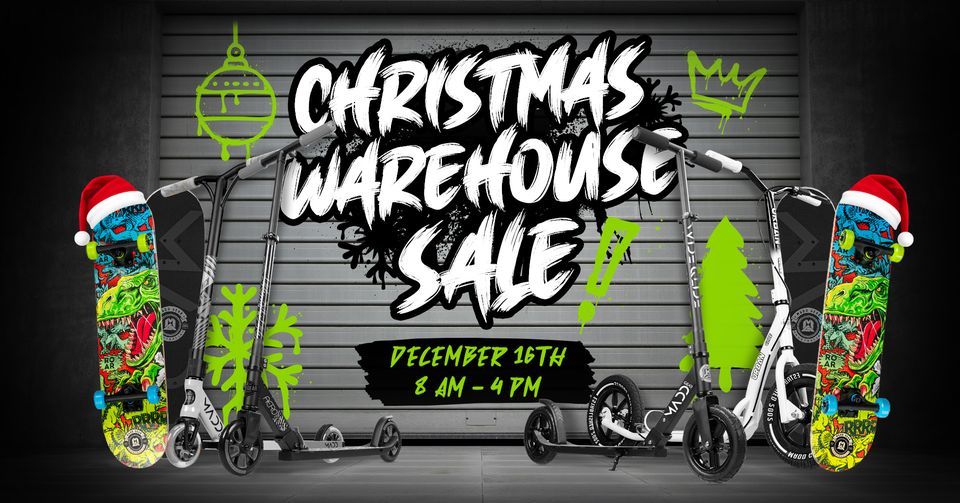Christmas Warehouse Sale Madd Gear, Mesa, AZ December 16, 2023