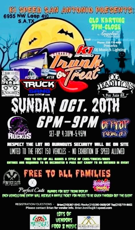 2024 K1 SPEED SAN ANTONIO TRUNK OR TREAT