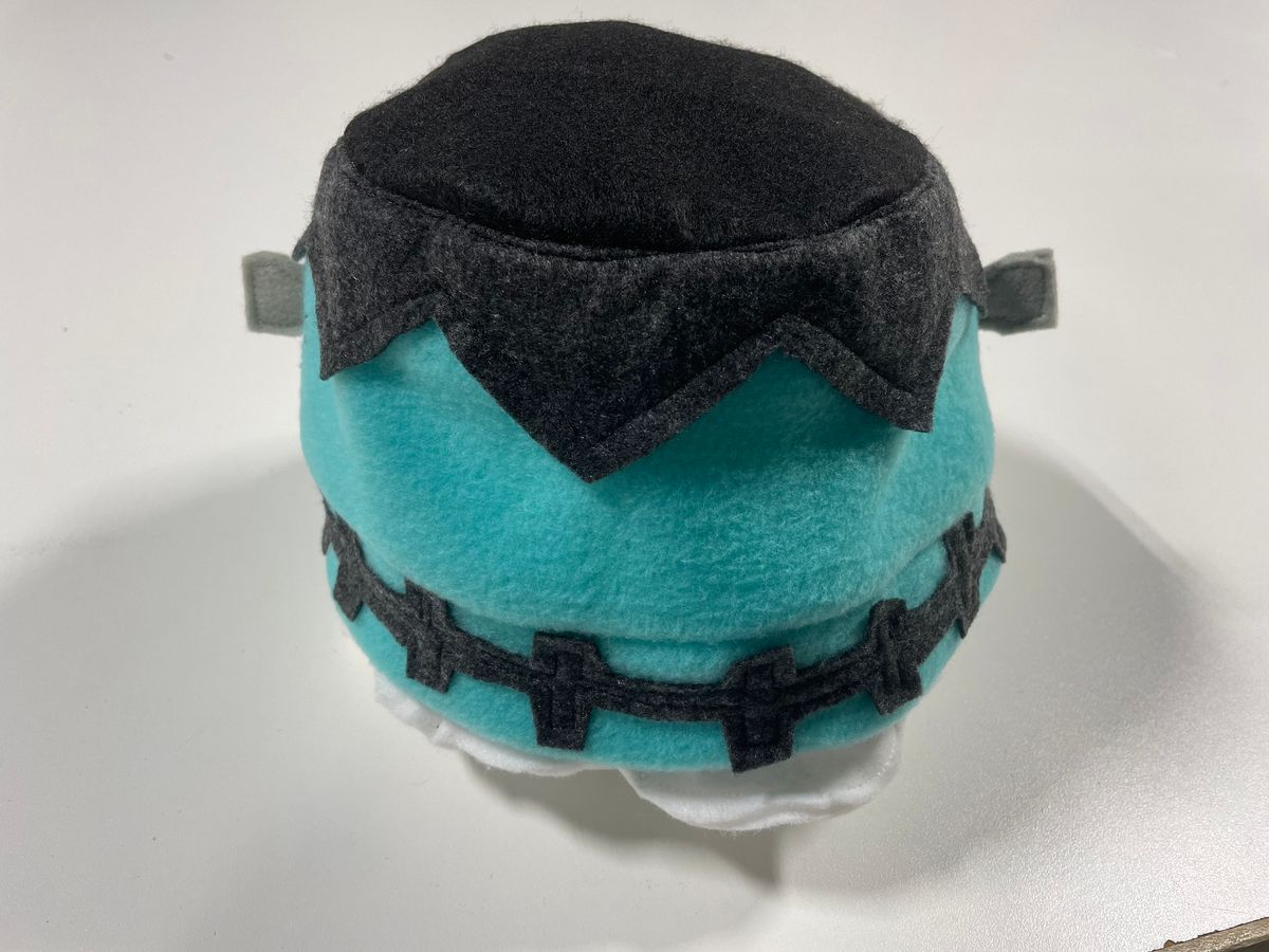 Homeschool Sewing Classes: Frankenstein beanie