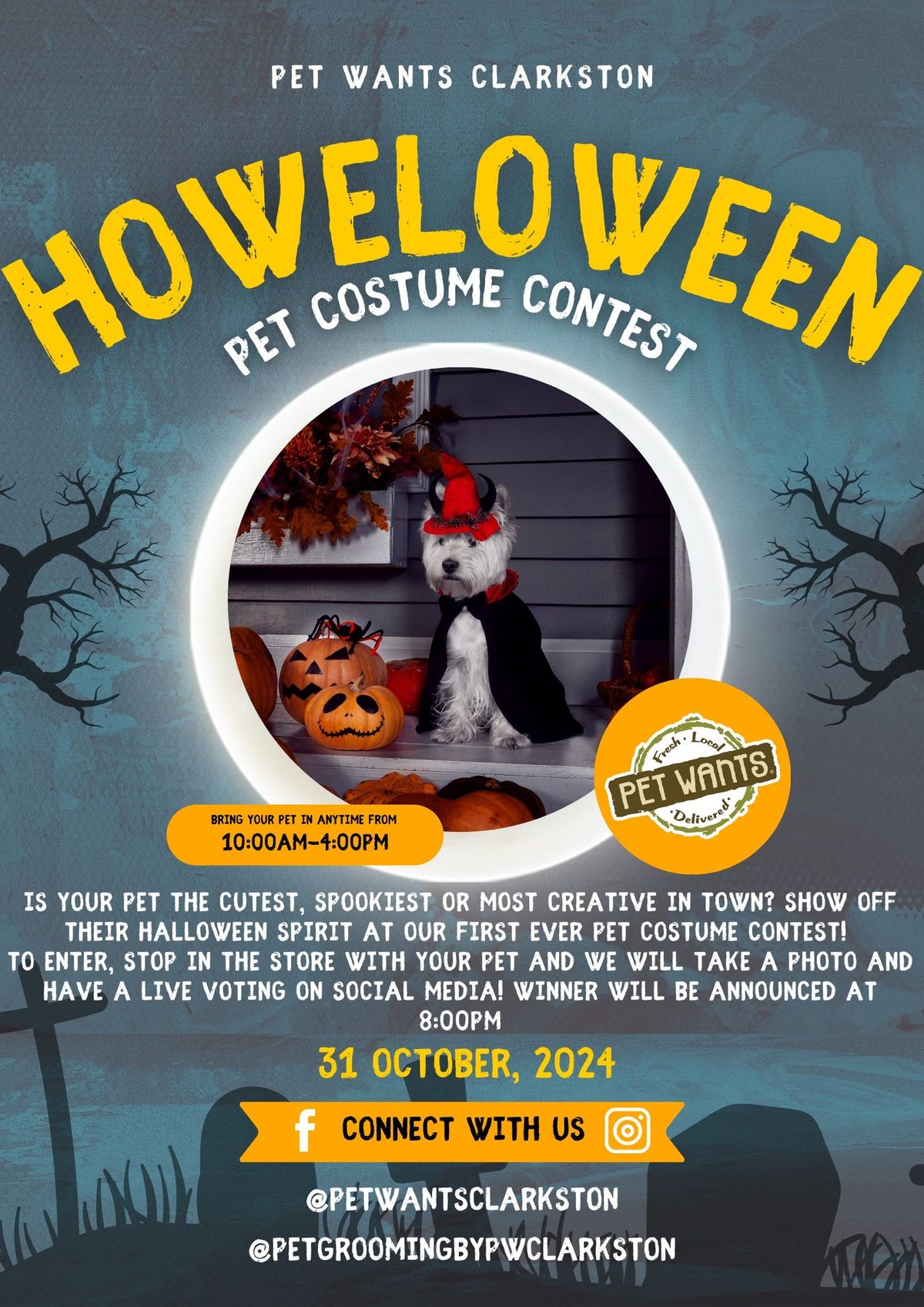 Pet Wants Clarkston Howel-o-Ween Costume Contest