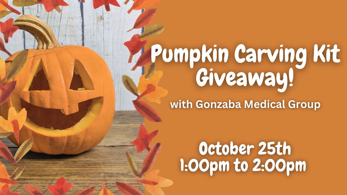 Pumpkin Carving Kit Giveaway with Gonzaba Medical Group