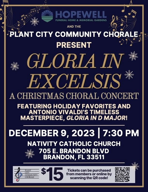 Gloria In ExcelsisA Christmas Choral Concert Nativity Catholic