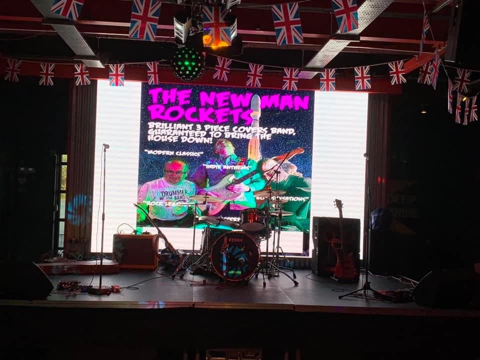 The NewMan Rockets Live plus DJ Trigger at the Melville in Stretford (Easter Sunday)