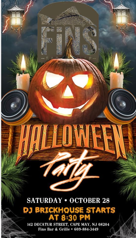 Fins Bar & Grille Halloween Party! ? Fins Bar & Grille, Cape May, NJ October 28, 2023