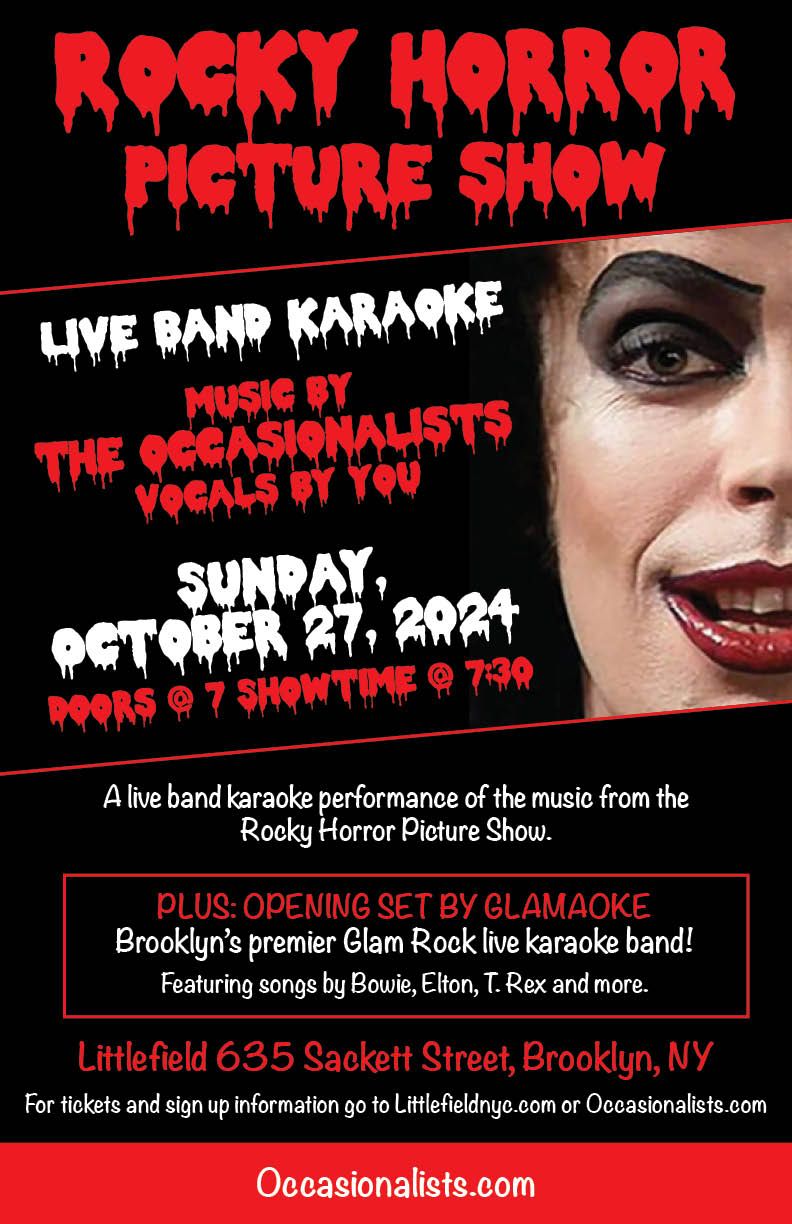 10th Annual Rocky Horror Picture Show Live Band Karaoke Halloween Extravaganza