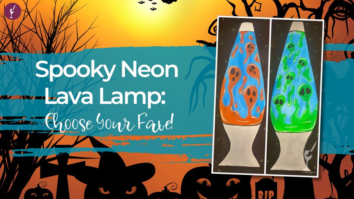 Spooky Neon Lava Lamp: Choose Your Fave!