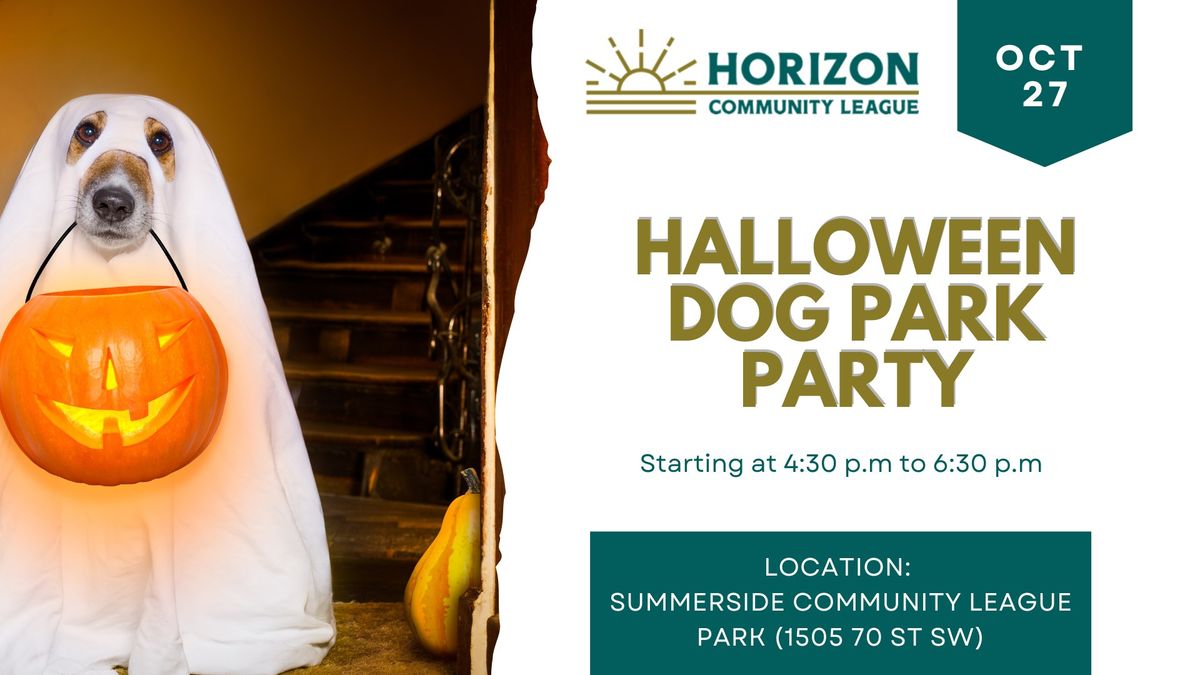 Trick for Treat Halloween Dog Park Event