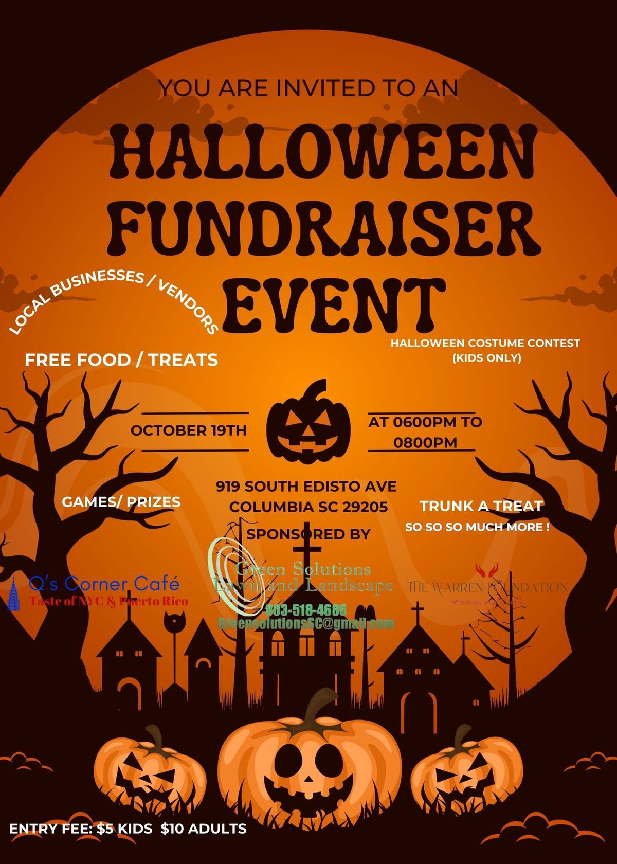 Spooktacular Halloween Fundraiser