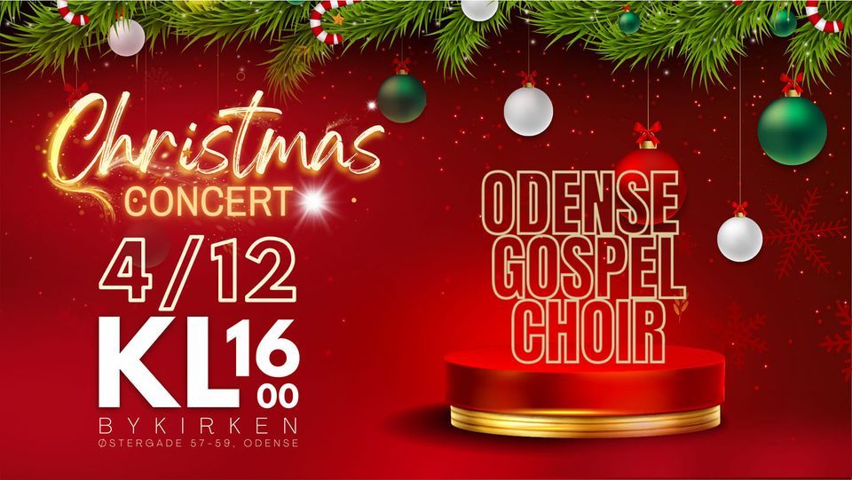 Christmas Concert med Odense Gospel Choir Bykirken, Odense, FY