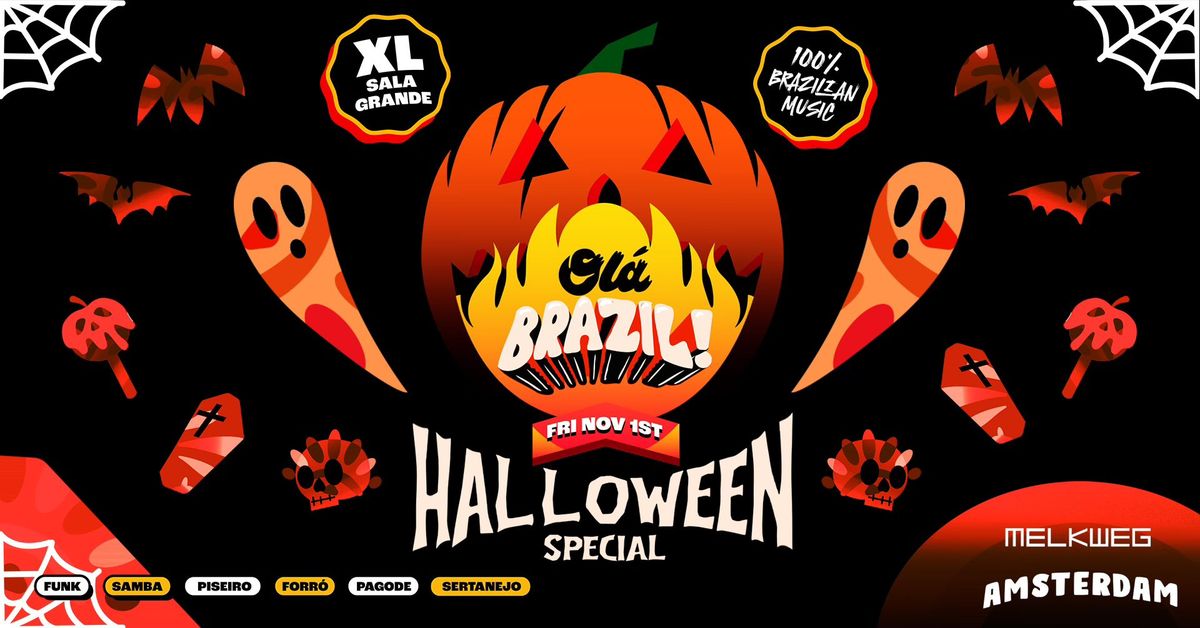 Ol\u00e1 Brazil! x Halloween Edition! x Melkweg x 100% Brazilian Music!