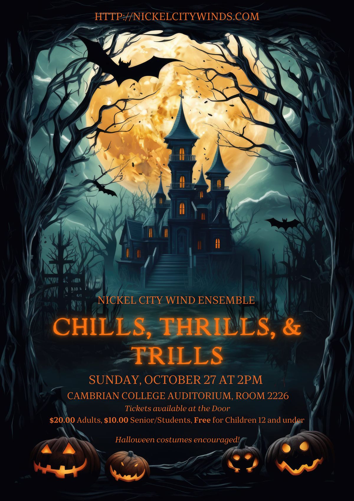 Chills, Trills, & Thrills: A Spooktactular Halloween Concert