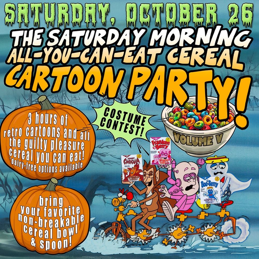 The Saturday Morning All-You-Can-Eat Cereal Halloween Party at the Rio Theatre