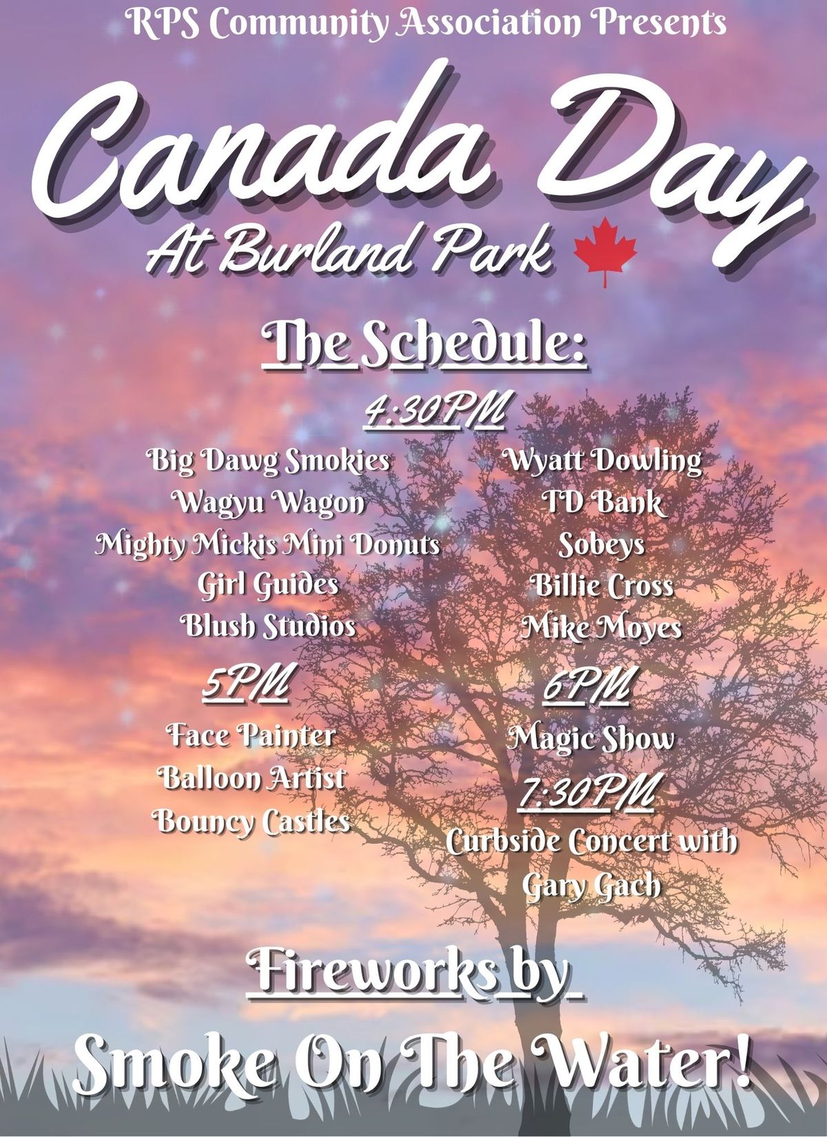 Canada Day at Burland Park! 