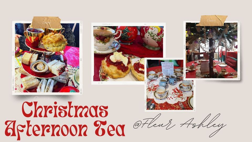 Festive Afternoon Tea Fleur Ashley Tea Room & Cake Studio, Kirkby, EN