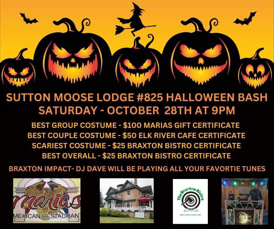 Halloween Party/Costume Contest the Sutton Moose Sutton Moose Lodge