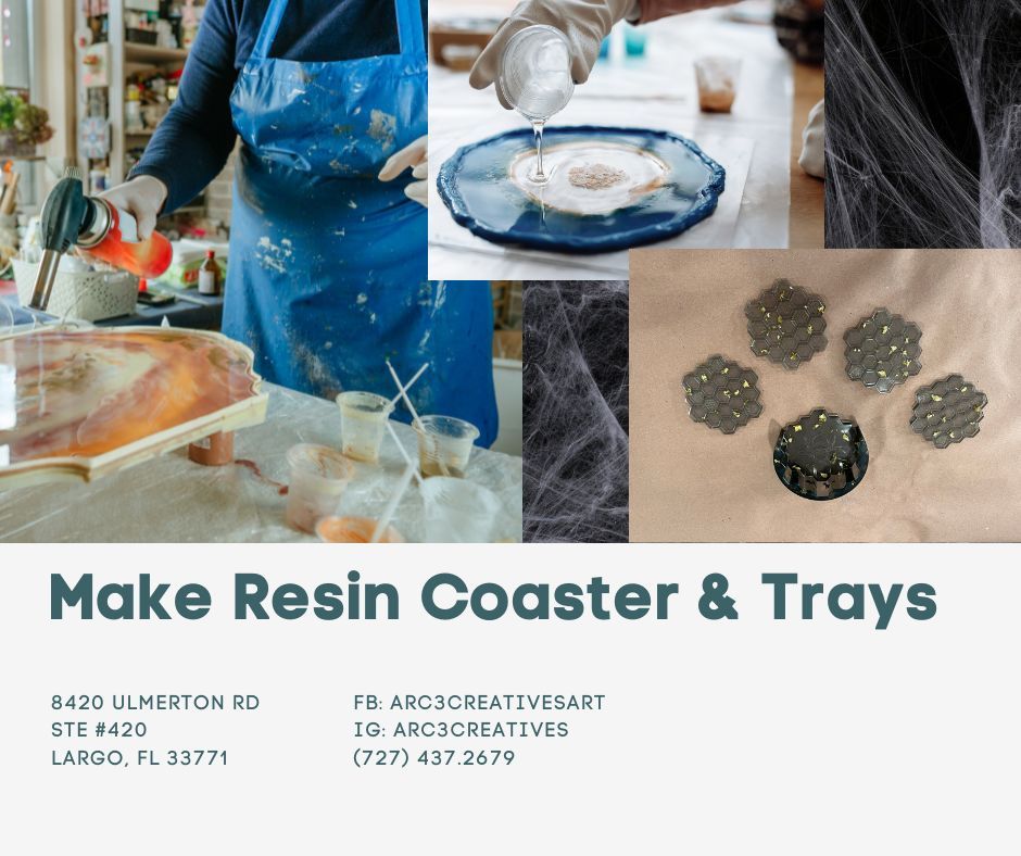 Tray or Coaster Resin Workshop