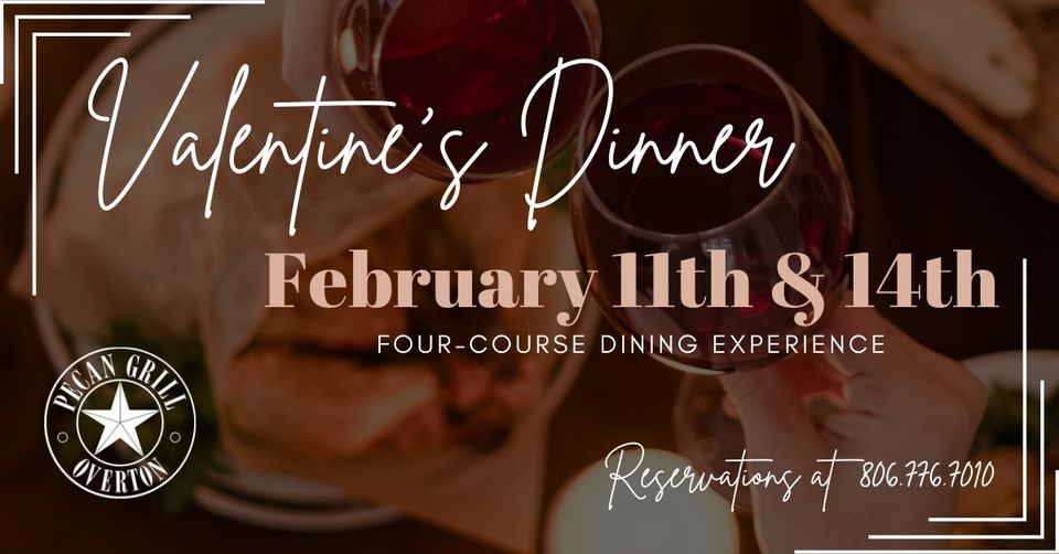 Valentines Dinner | Pecan Grill at the Overton Hotel, Lubbock, TX ...