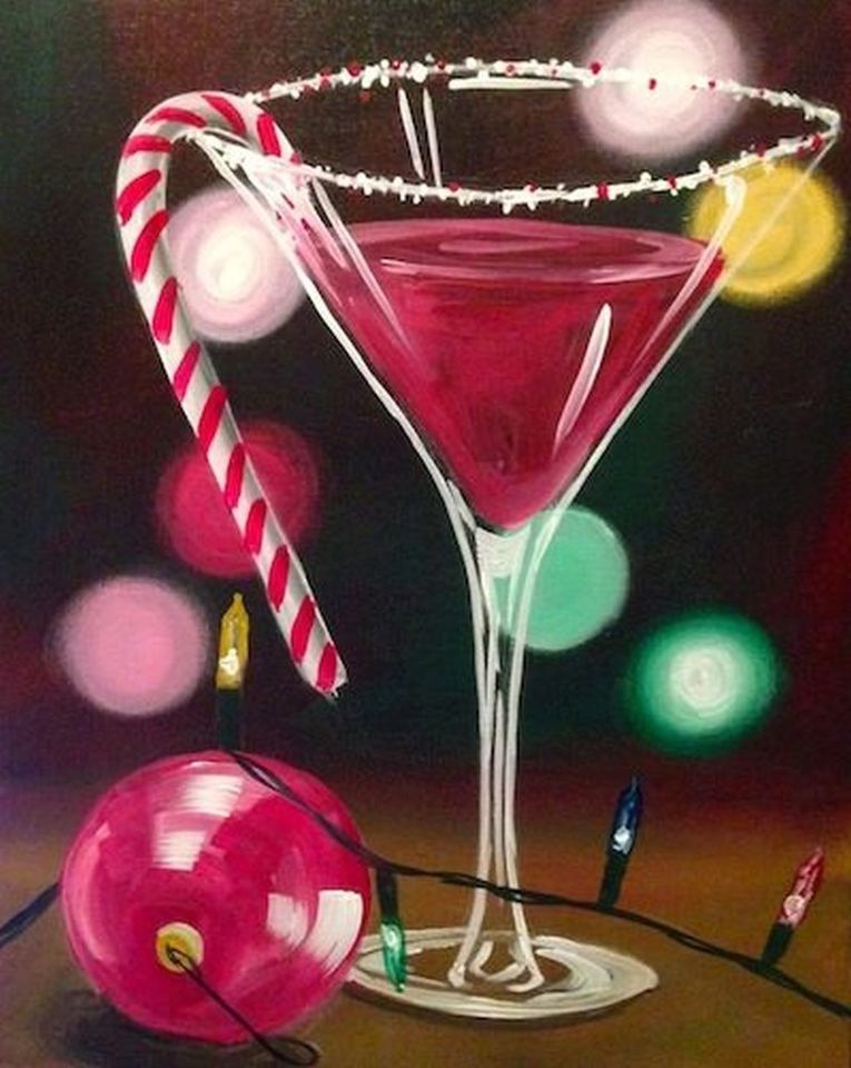 Christmas Cocktail Wine & Design (Greensboro, NC) December 7, 2023