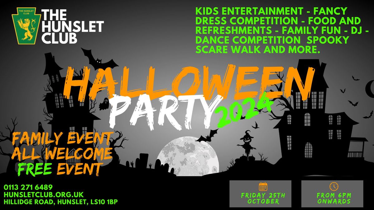 The Hunslet Club Halloween Party 2024