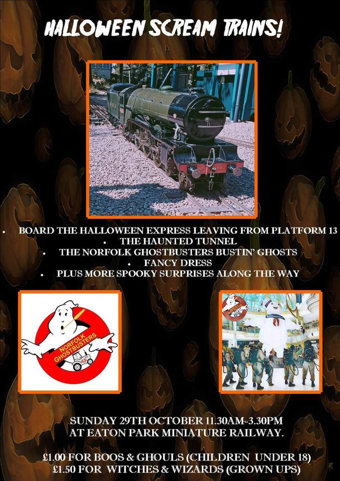 Eaton Park Miniature Railway Halloween Scream Trains | Eaton Park ...