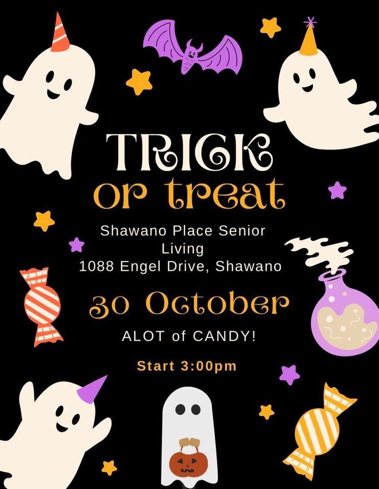 Trick OR Treat Shawano Place Senior Living October 30, 2025