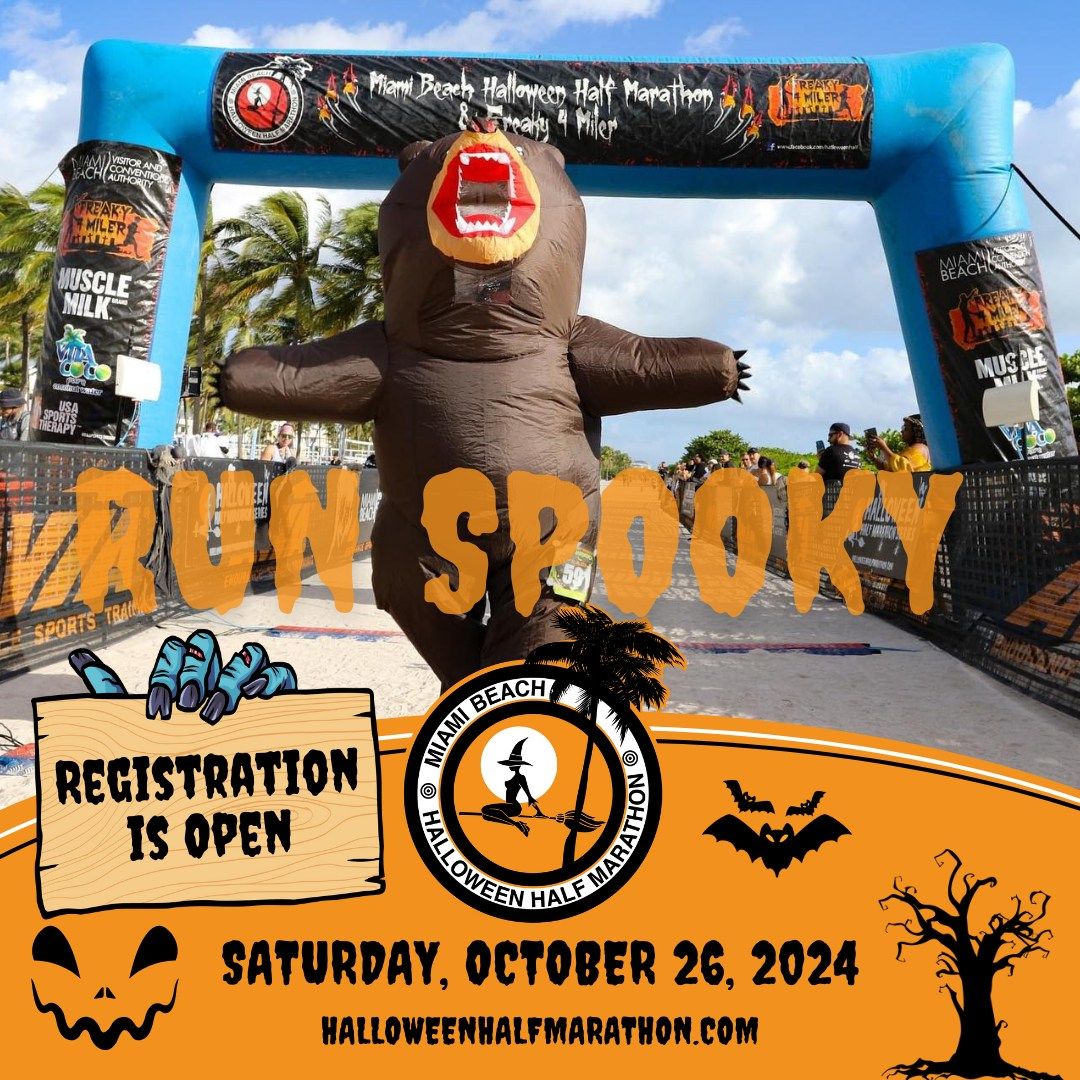 2024 Miami Beach Halloween Half Marathon & Freaky 4-Miler