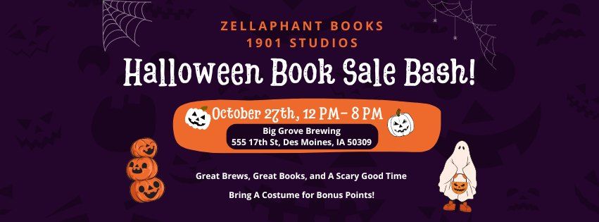 Zellaphant Books\/1901 Studios Halloween Used Book Bash