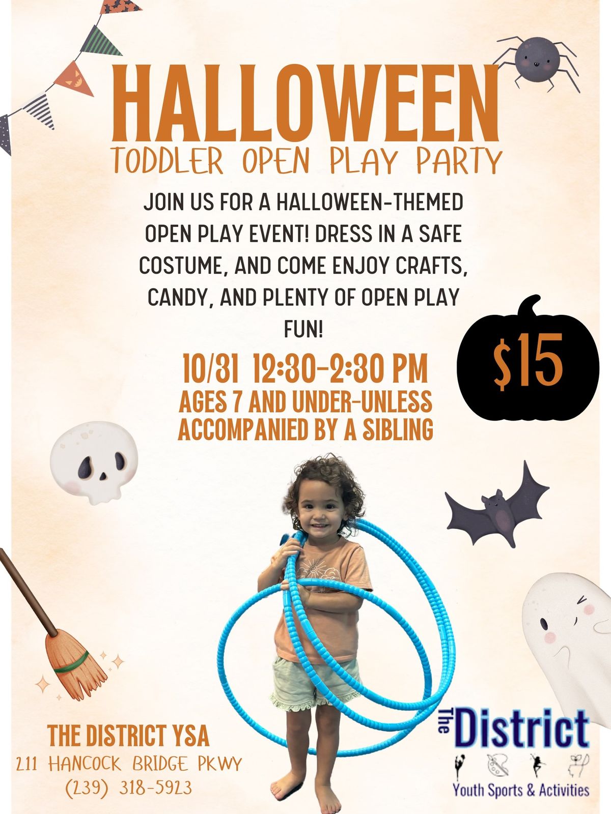 Toddler Open Play- Halloween Party!