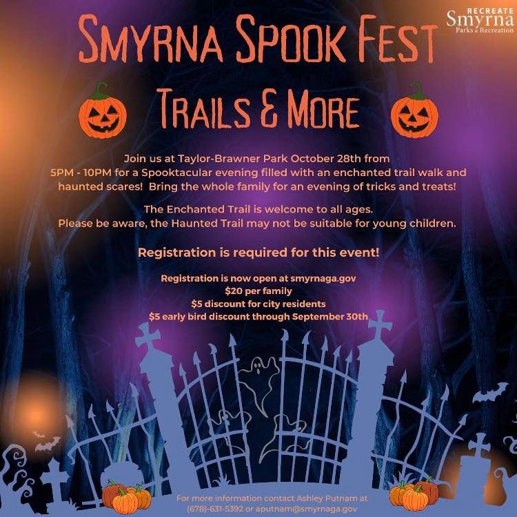 Smyrna Spook Fest Brawner Hall, Smyrna, GA October 28, 2025