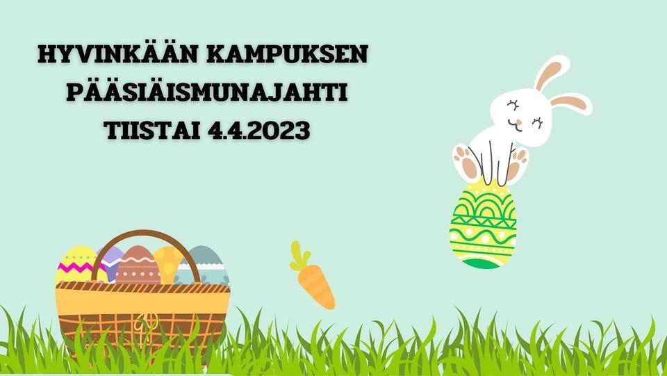 Hyvinkään kampuksen pääsiäismunajahti | Uudenmaankatu, FI-05800 Hyvinkää,  Suomi | April 4, 2023