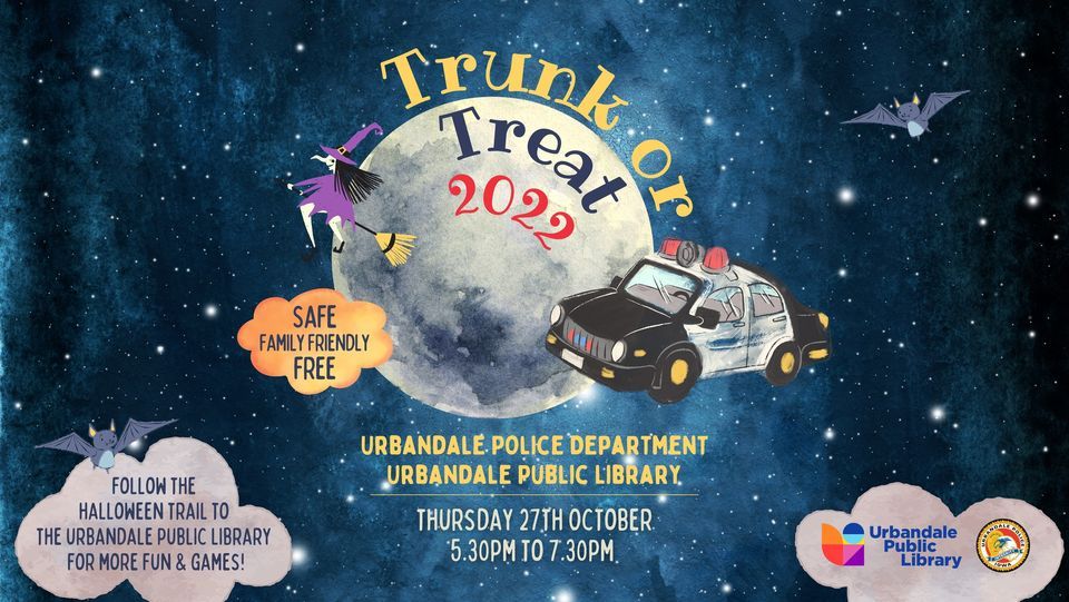 Trunk or Treat 2022 Urbandale Police Department October 27, 2022