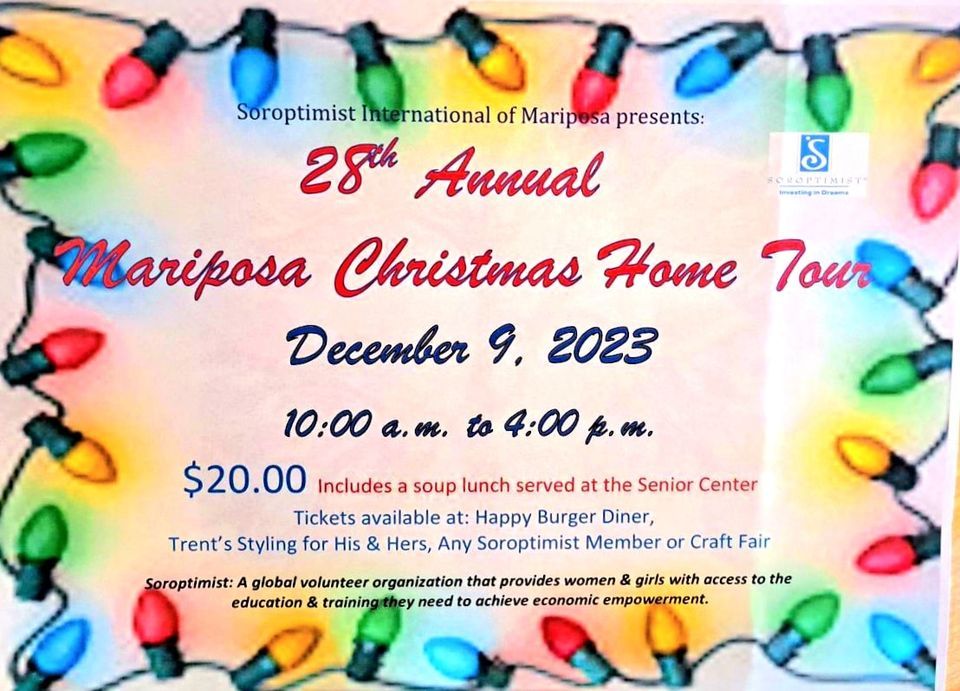 28th Annual Mariposa Christmas Home Tour Senior Center, Mariposa, CA