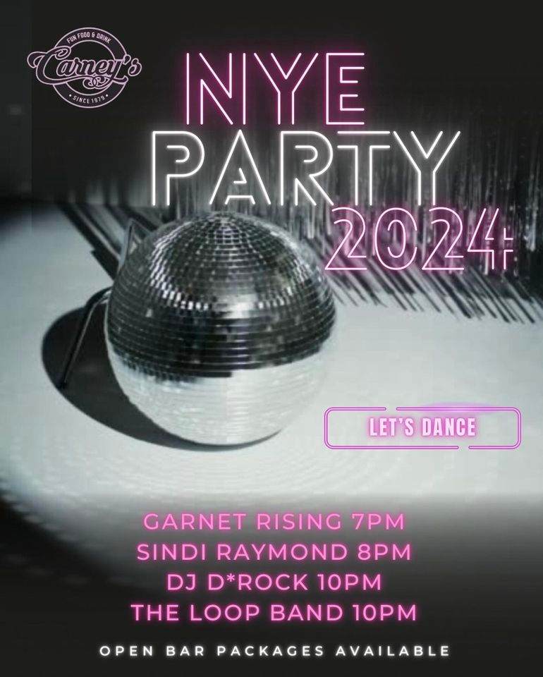 Carneys NYE Party 2024 Carneys, Cape May, NJ December 31, 2023