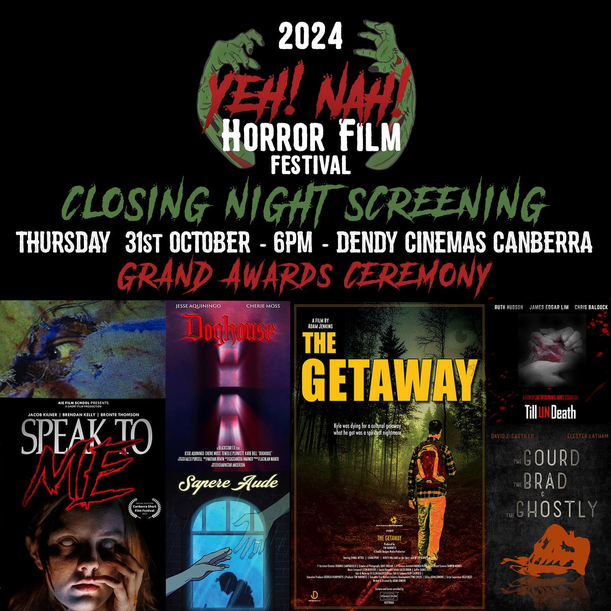 CLOSING NIGHT Screening + AWARDS CEREMONY