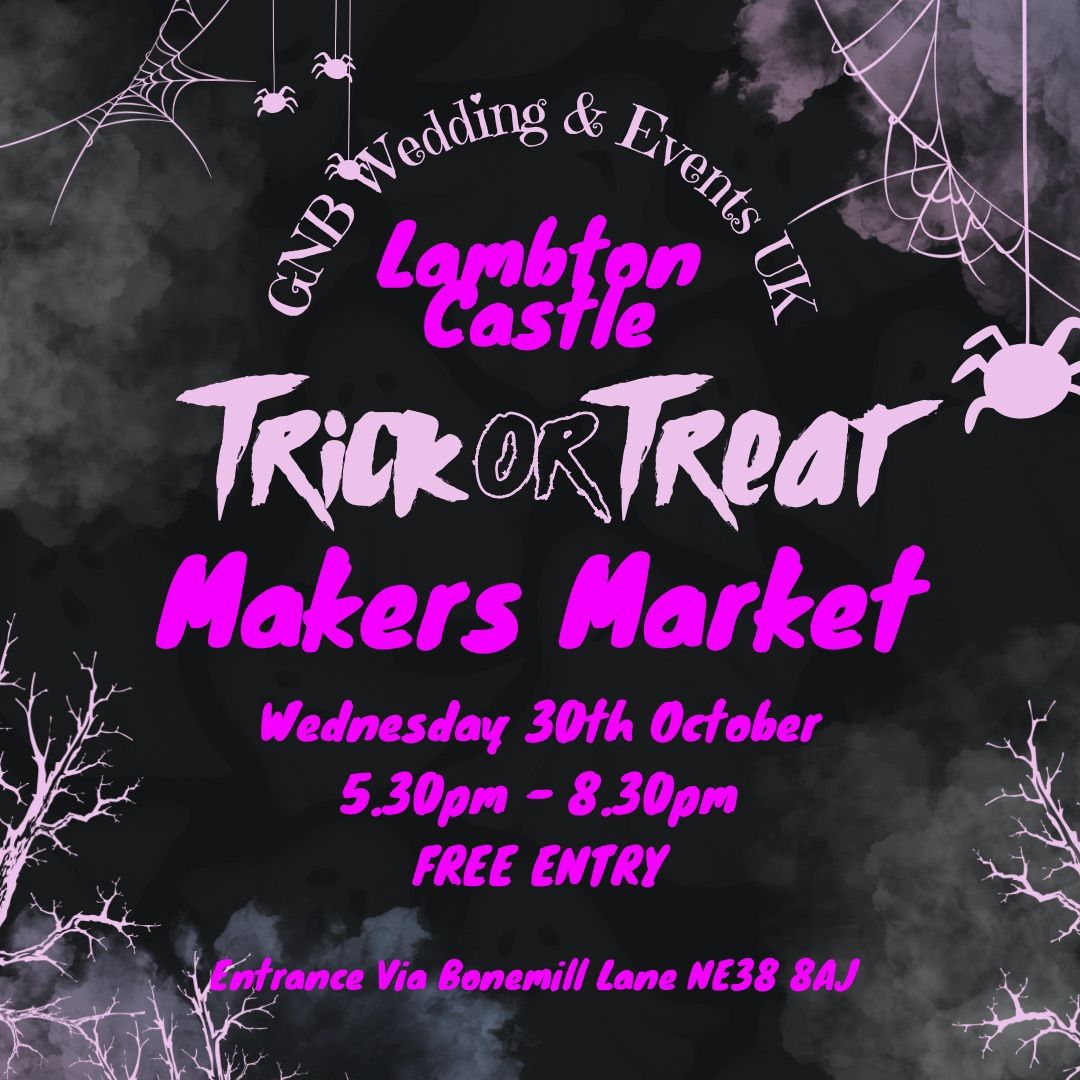 Trick or Treat Makers Market Lambton Castle