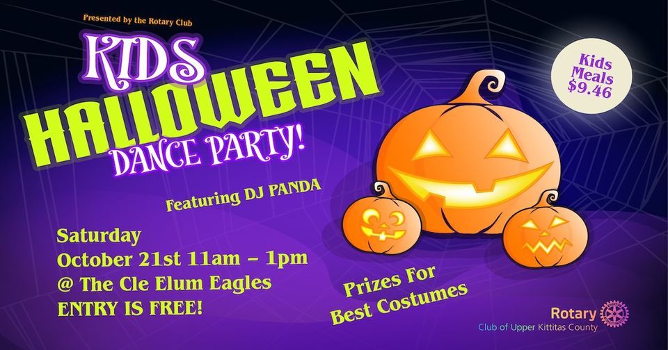 Kids Halloween Dance Party Cle Elum Eagles 649 October 21, 2023