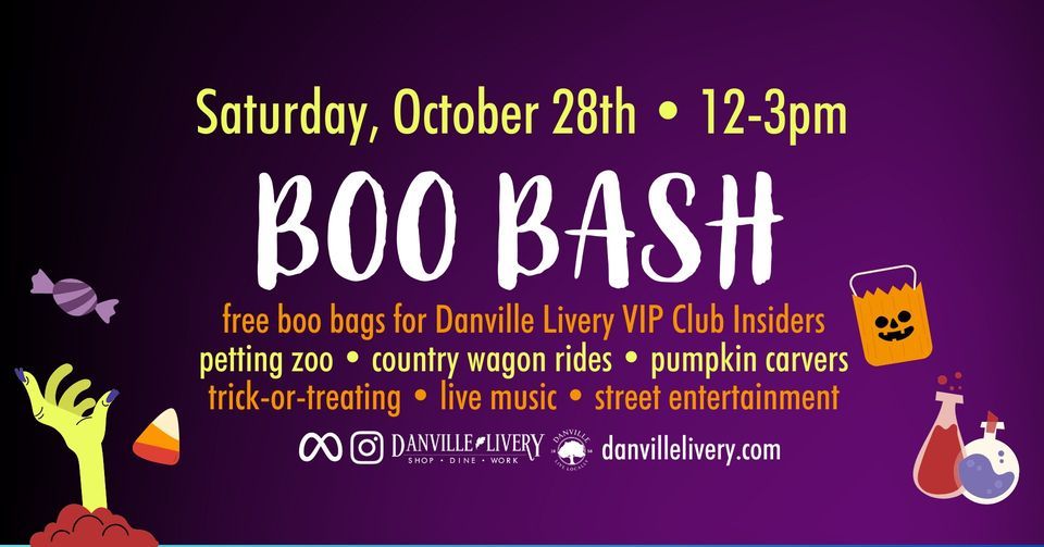 Danville Livery Boo Bash ? Danville Livery October 28, 2023