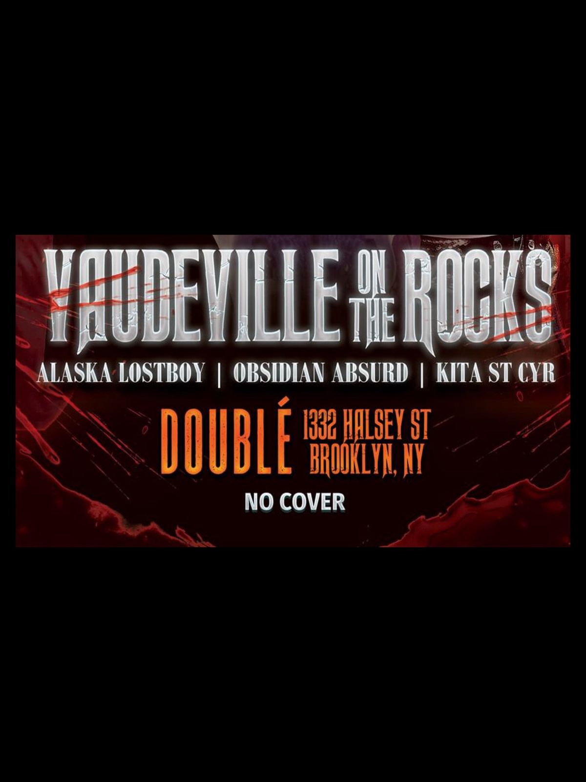 VAUDEVILLE ON THE ROCKS: HALLOWEEN EDITION