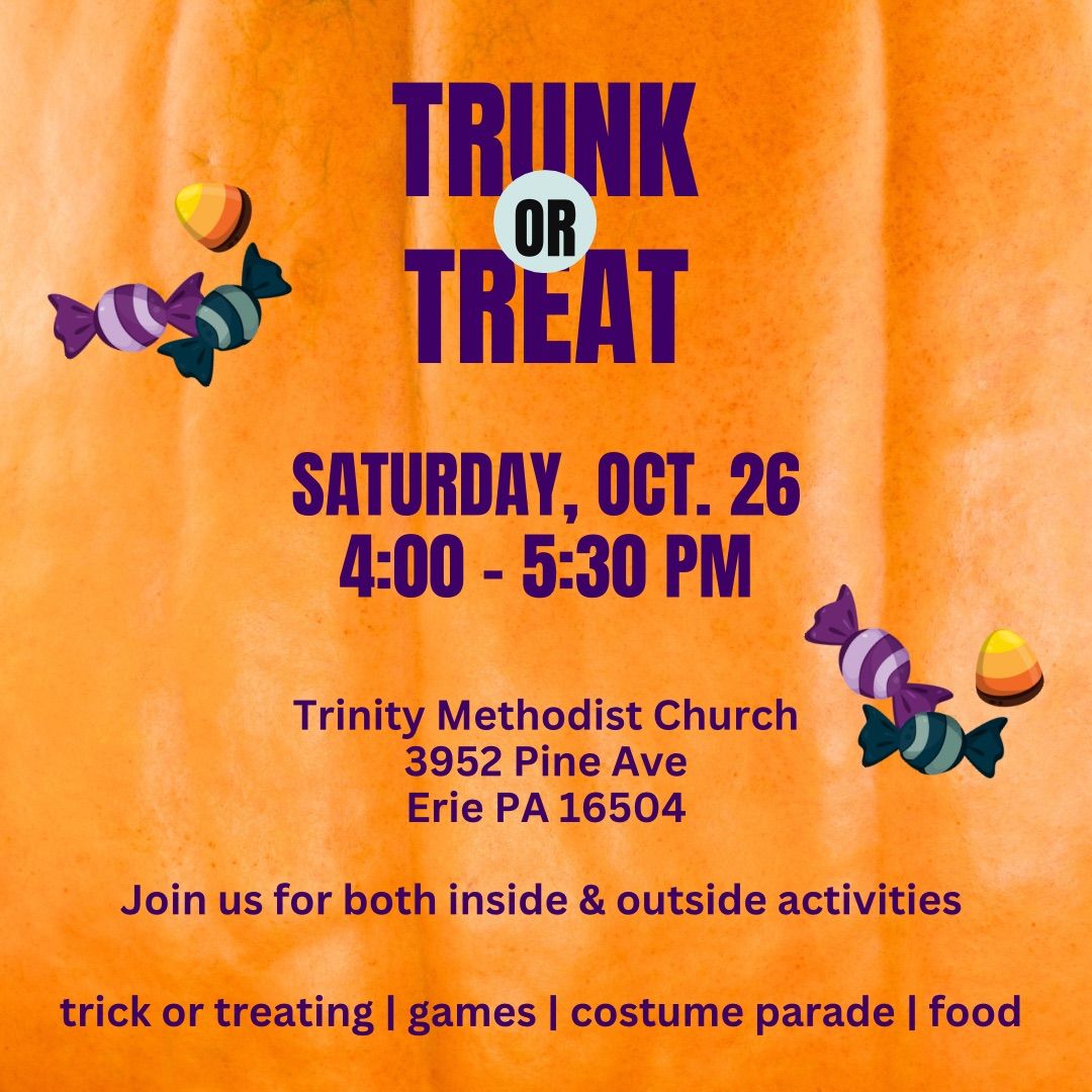 Trinity Methodist Church Trunk or Treat