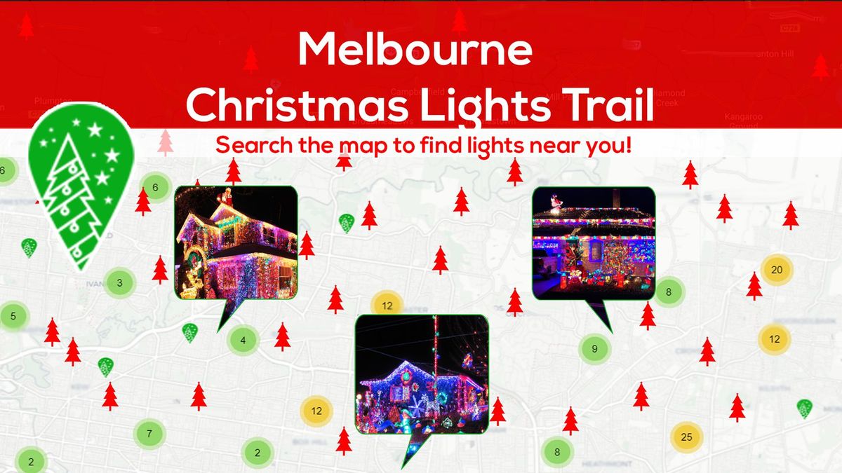 Melbourne Christmas Lights Trail 2023 Melbourne December 17 to