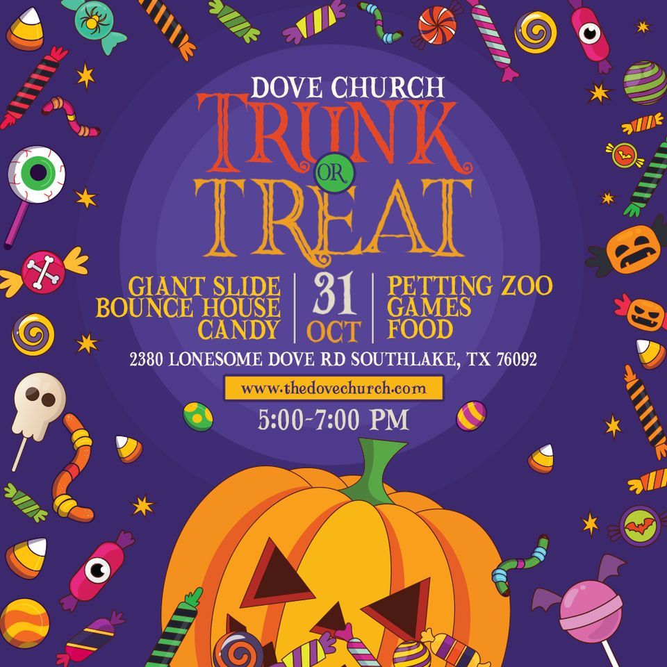 Trunk or Treat 2023 Dove Church, Southlake, TX October 31, 2023