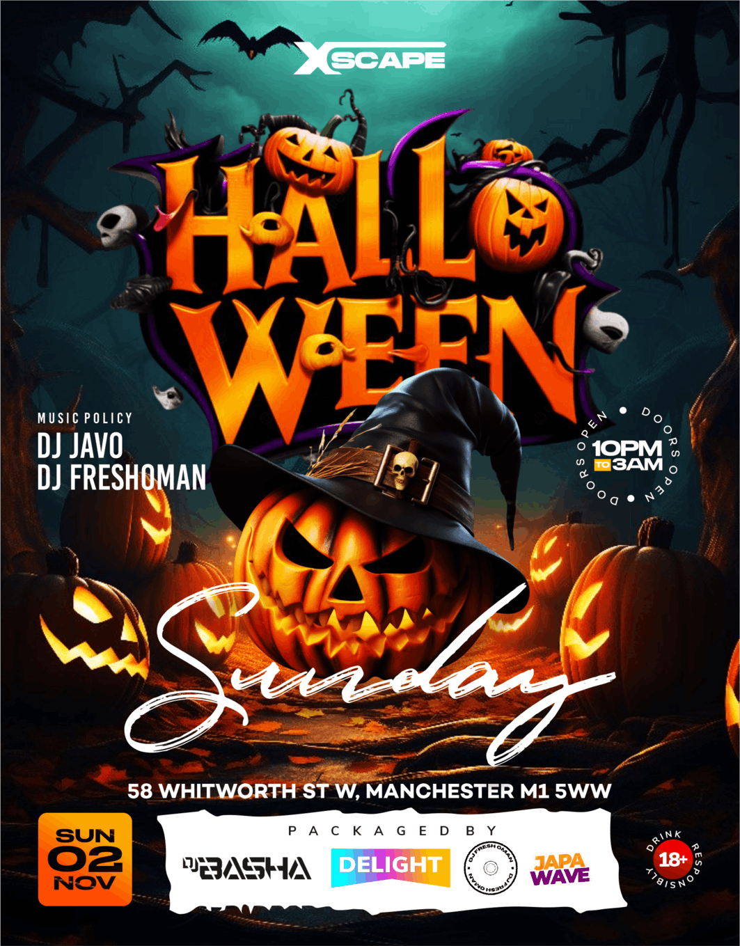 HALLOWEEN SUNDAY - Afrobeats\/HipHop\/Amapiano\/DanceHall