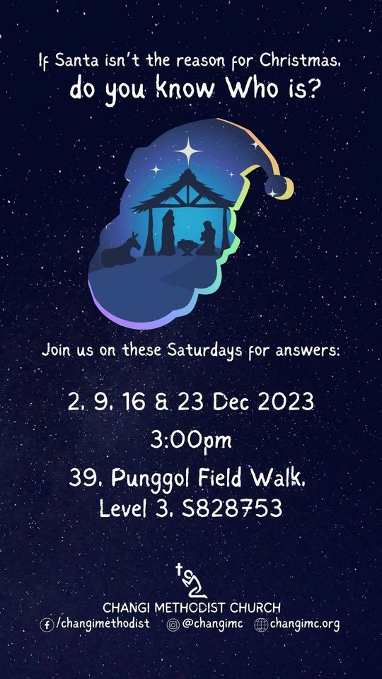 Evangelistic Advent: God with Us | Changi Methodist Church Christmas ...