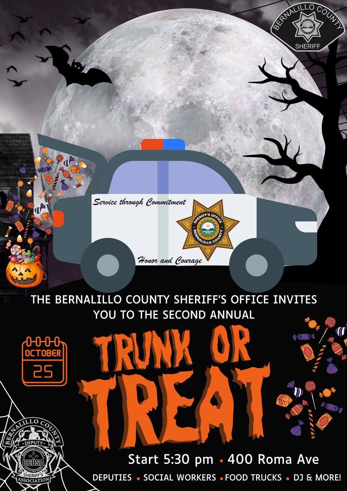 BCSO's 2nd Annual Trunk or Treat