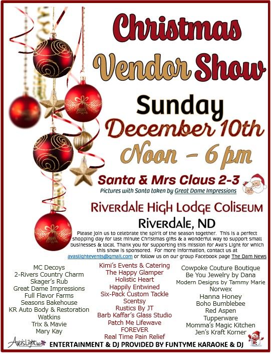 Christmas Vendor Show | Riverdale High Lodge Knights Bar and Grill ...