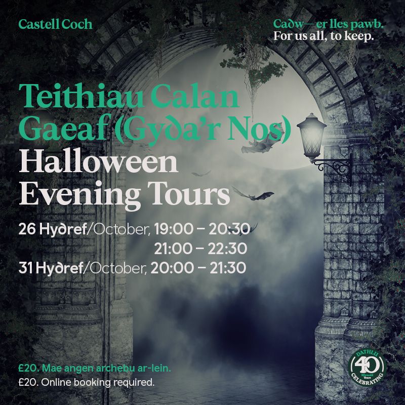 Teithiau Calan Gaeaf \/ Halloween Evening Tours