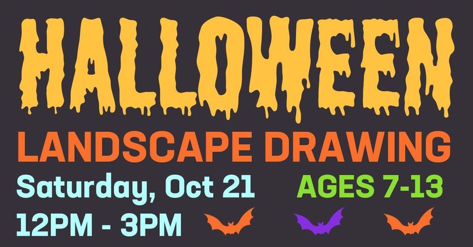 Halloween Landscape Drawing with Robert Arieas Rogue Gallery and Art