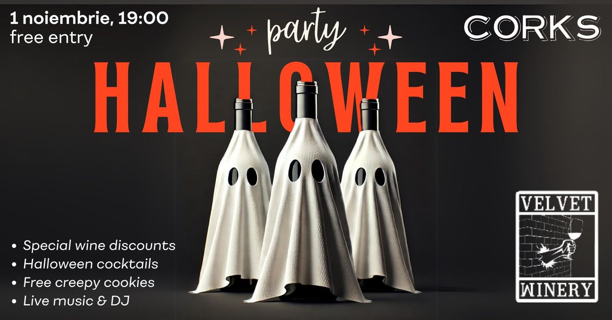 Halloween Party | Vinuri, po\u021biuni, creepy cookies & music @ Corks